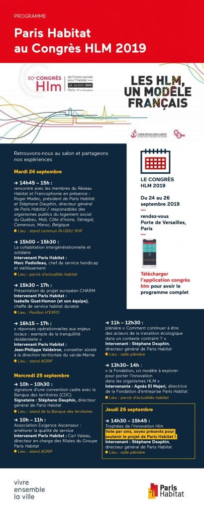 programme Congrès Hlm