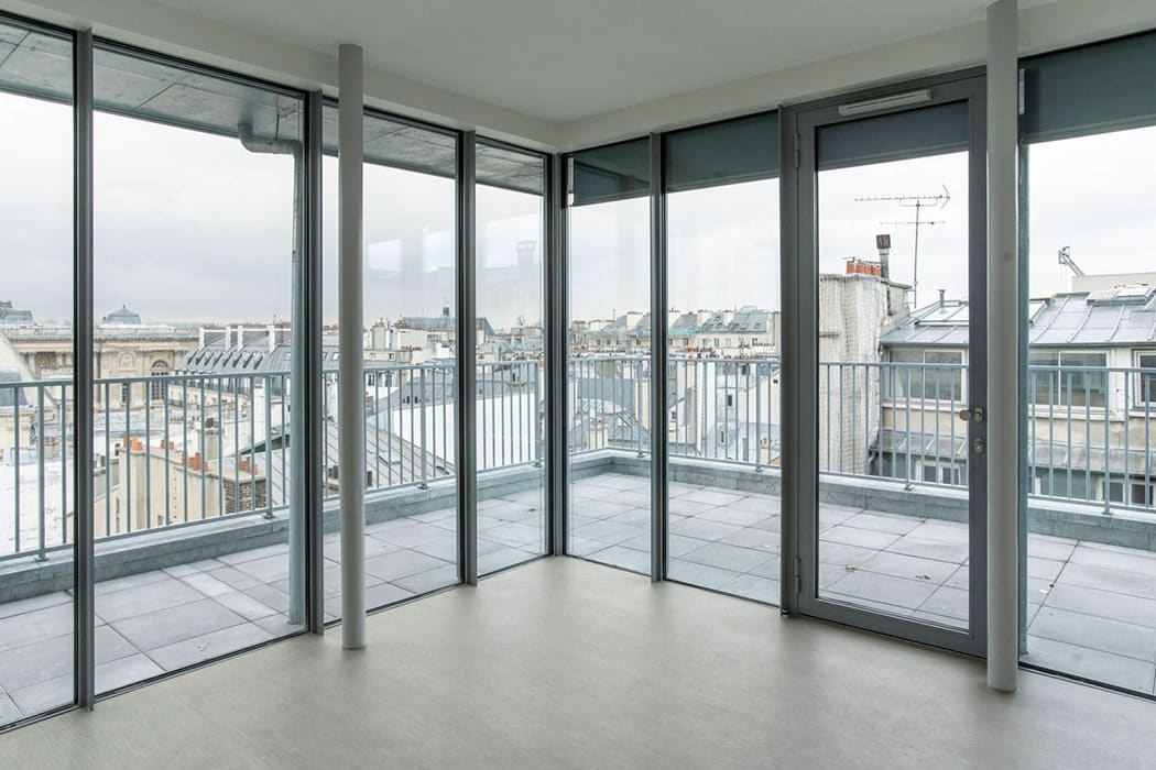 terrasse d'un appartement de la samaritaine