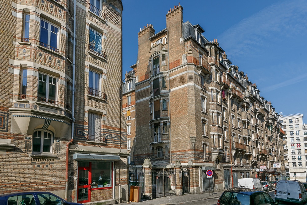 façade de notre immeuble HBM rue du docteur potain