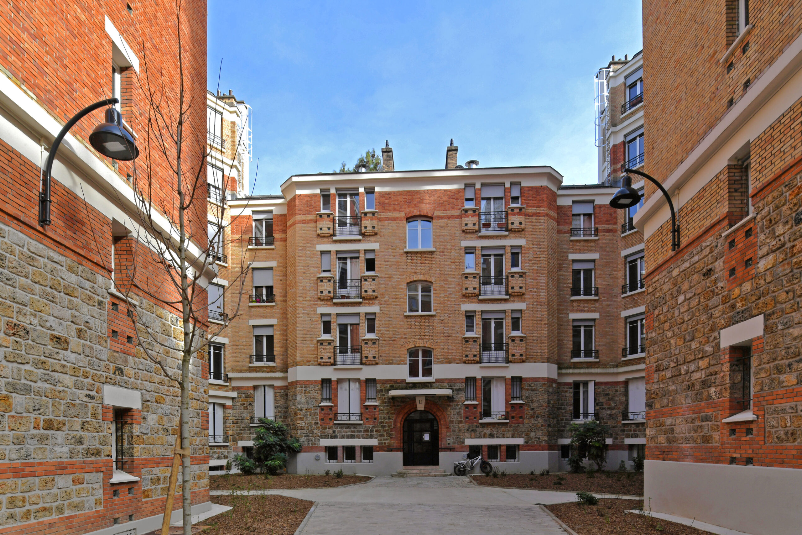 Inauguration du projet de réhabilitation de l’Habitation bon marché Marcadet à Paris (18e)